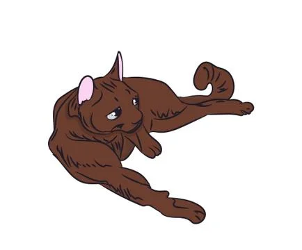 Cat color, vector Stock Illustration