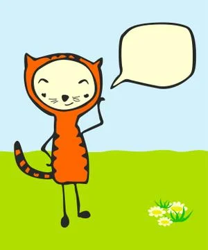 Cat costume Stock Illustration