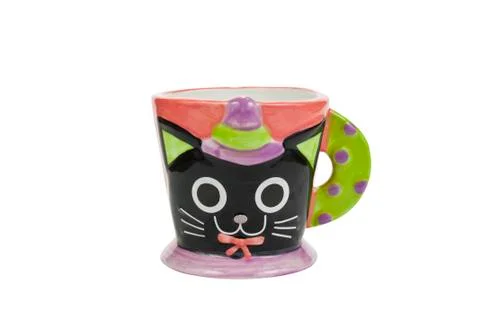 Cat cup Stock Photos