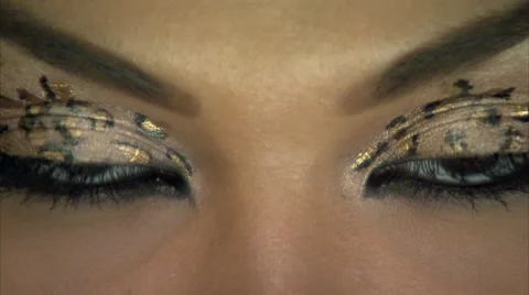 Cat eyes 05 Stock Footage 8508674