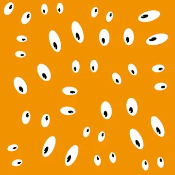 Cat eyes background texture seamless, a lot of eyes Stock Illustration