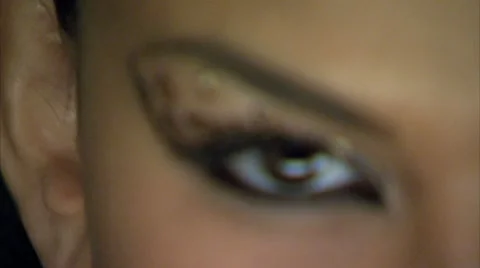 Cat eyes full face look 04 Video stock 8515334