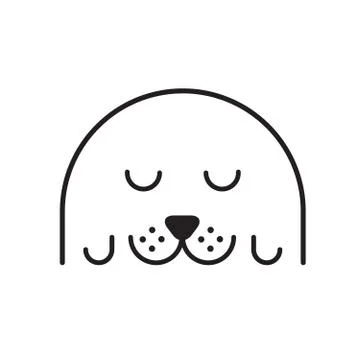 Cat face icon Stock Illustration