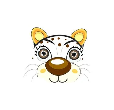 Cat face - vector illustration Stock Illustration