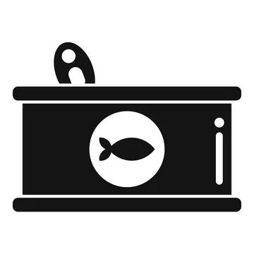 Cat food icon simple vector. Pet feed Stock-Illustration