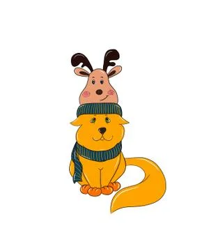 Cat in a hat Stock Illustration