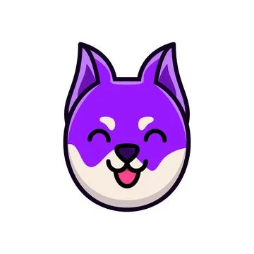 Cat head logo Stock Illustration