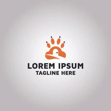 Cat Home Vector logo design idea, door image Stock Illustration