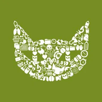 Cat icon Stock Illustration