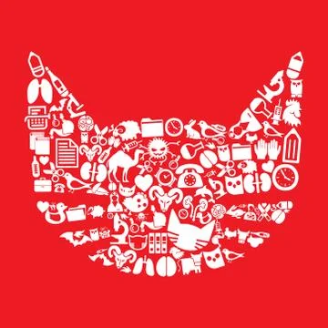Cat icon Stock Illustration