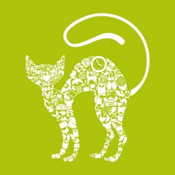 Cat icon Stock Illustration