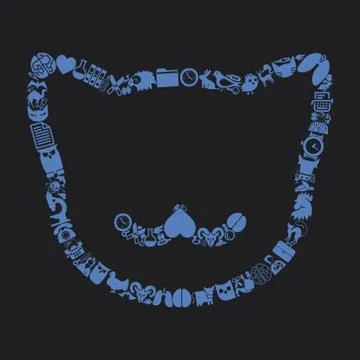 Cat icon Stock Illustration