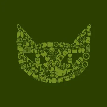 Cat icon Stock Illustration