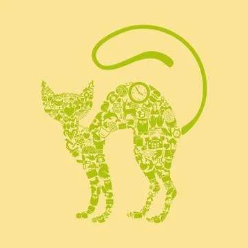 Cat icon Stock Illustration