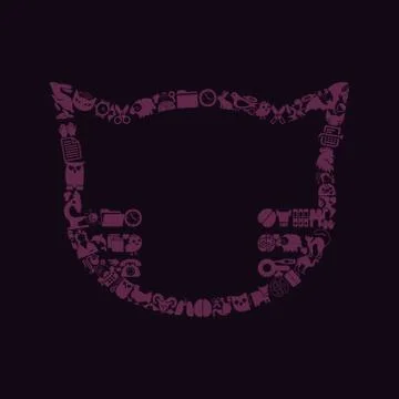 Cat icon Stock Illustration
