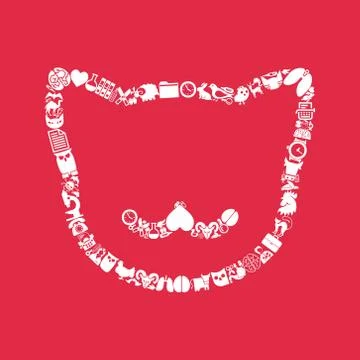 Cat icon Stock Illustration