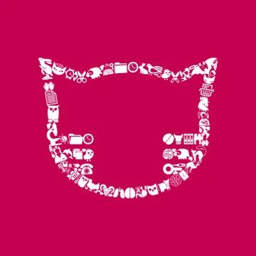 Cat icon Stock Illustration