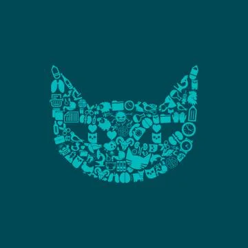 Cat icon Stock Illustration