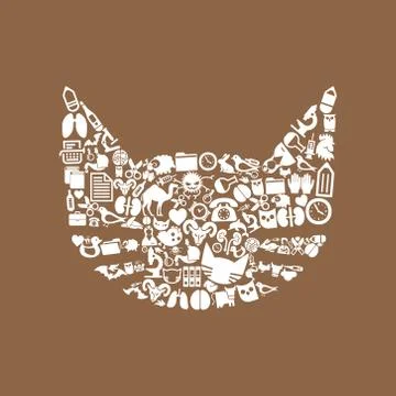 Cat icon Stock Illustration