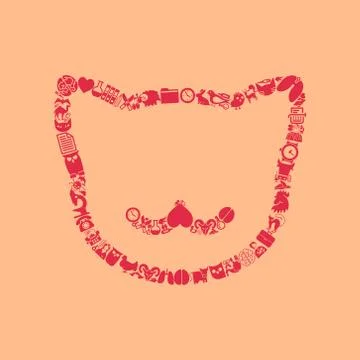 Cat icon Stock Illustration