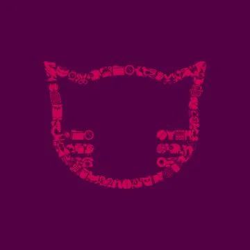 Cat icon Stock Illustration