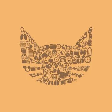 Cat icon Stock Illustration