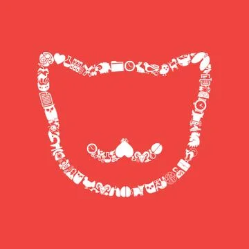 Cat icon Stock Illustration