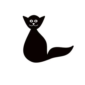 Cat icon. Illustrazione stock
