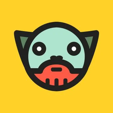 Cat icon. Stock Illustration