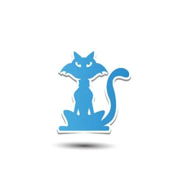 Cat Icon Illustrazione stock
