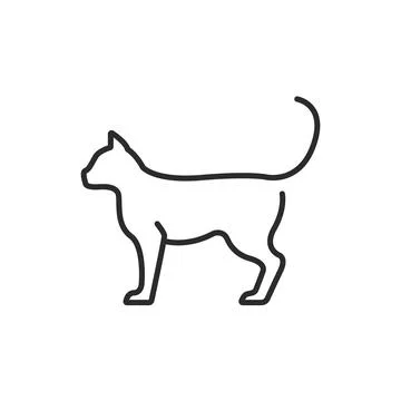 Cat Icon Stock Illustration