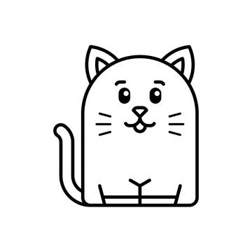 Cat icon Stock Illustration