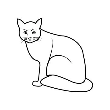 Cat icon Stock Illustration