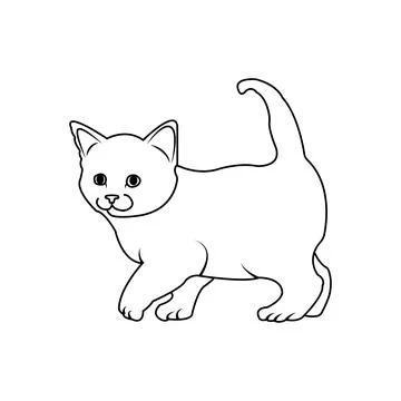 Cat icon Stock Illustration