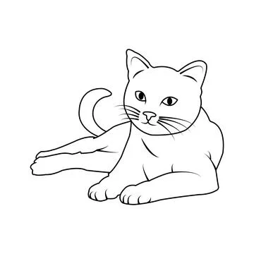 Cat icon Stock Illustration