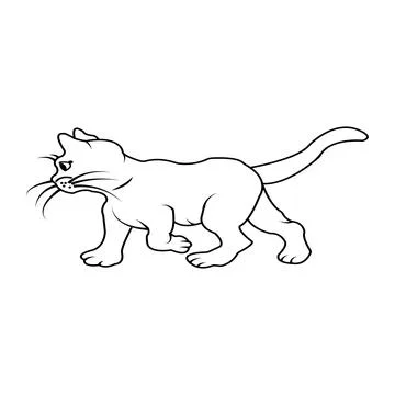 Cat icon Stock Illustration