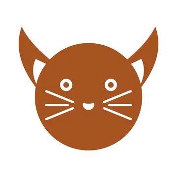 Cat icon logo design template Stock Illustration