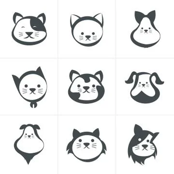 Cat icon, vector illustration Stock Illustration
