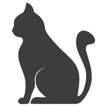 Cat icon vector illustration. Stock Illustration