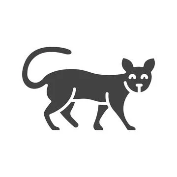 Cat icon vector image. Stock Illustration