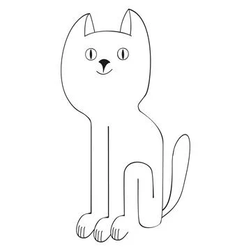 A cat Иллюстрация