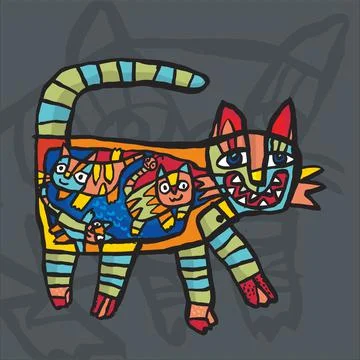 Cat Stock Illustration