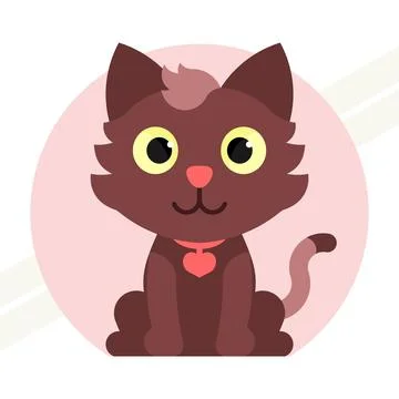 Cat-kitten Stock Illustration