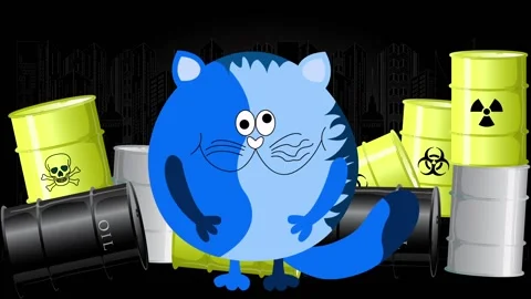 The cat leaves the city. Stock Footage 125976218