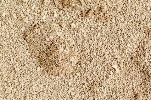 Cat litter background texture. Sand for pets toilet Foto stock