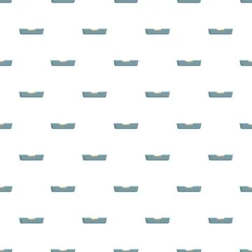 Cat litter box pattern seamless background pet care Illustrazione stock