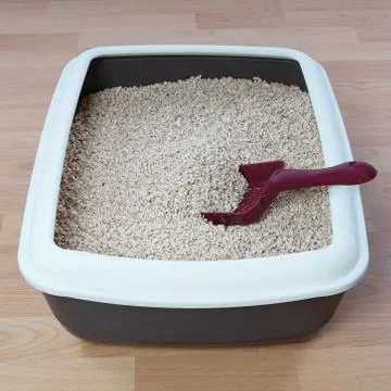 Cat litter box Stock Photos