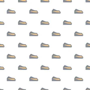 Cat litter box seamless pattern for pet hygiene design Stock Illustration