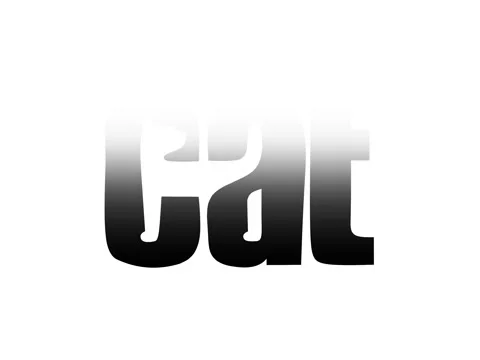 Cat logo animation Stock Footage 341748537