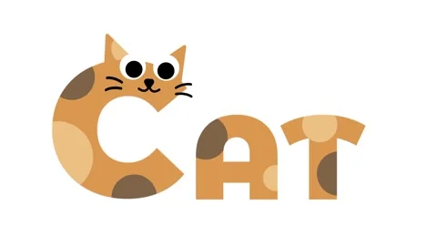 CAT LOGO Vídeos de archivo 334461651